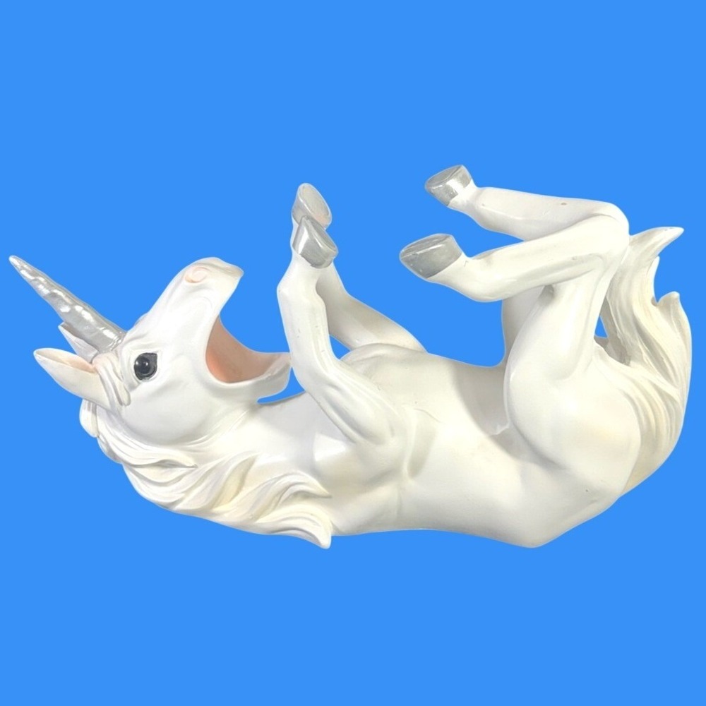 DWK Corporation White Unicorn- wine bottle holder Bar decoration She Cave